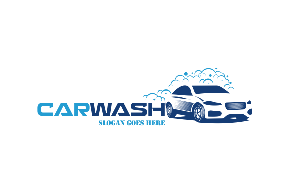Download Flat Car Wash Logo Background. Best Logo - Logo Collection
