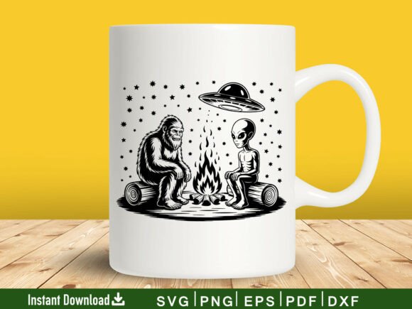 Download Bigfoot and Alien Svg, Cricut File - Alien svg Collection