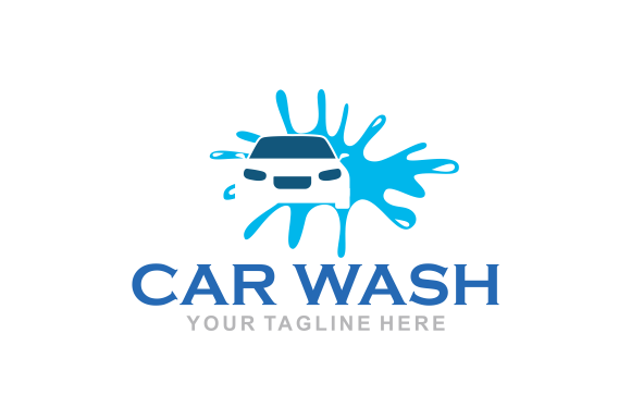 Download Flat Car Wash Logo Background. Best Logo - Logo Collection