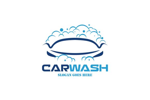 Download Flat Car Wash Logo Background. Best Logo - Logo Collection