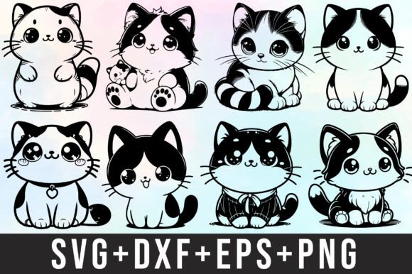 Download Cute Cat Svg Bundle - Premium Resources