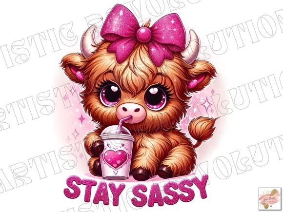 Download Baby Highland Cow Png - Sassy Girly Png - Cow png Collection