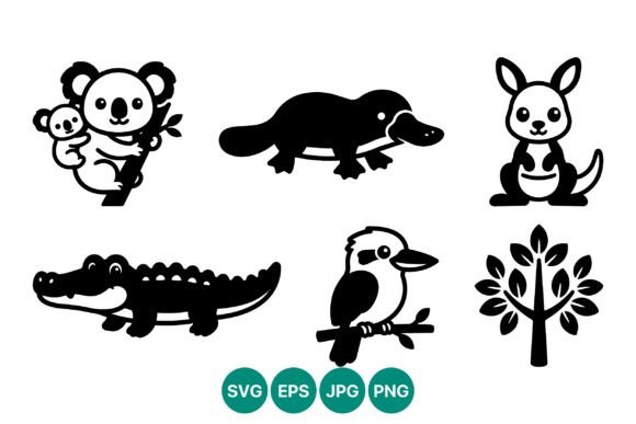 Download Koala Baby Platypus Kangaroo Bird Tree - Kangaroo Collection