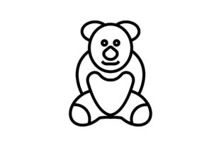 Download Bear Line Art Icon Vector - Premium Bundle