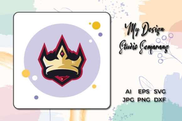 Download Logo E-sport Circle Buble Style Crown - Logo Collection