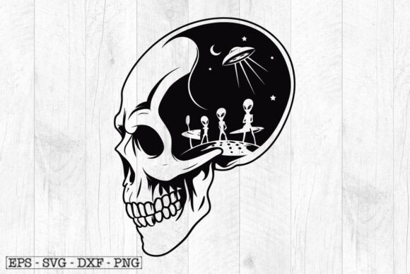 Download Skull Space Alien Svg File , Outer Space - Alien svg Collection