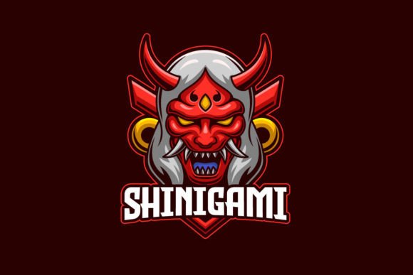 Download Shinigami Mascot E-sport Logo Template - Logo Collection