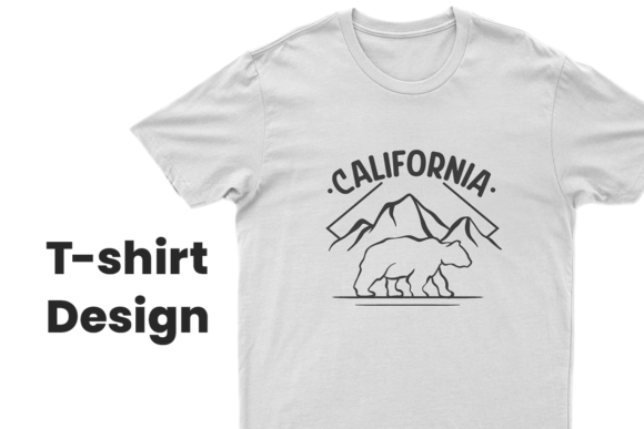 Download California T-shirt Design | Bear Graphic - Graphic Collection