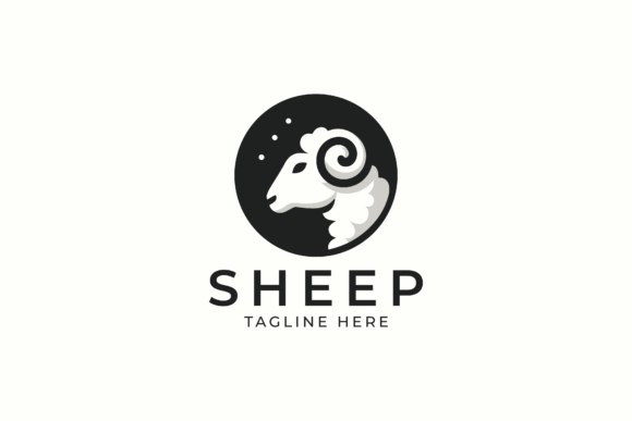 Download Elegant Modern Sheep Logo Wool Livestock - Logo Collection