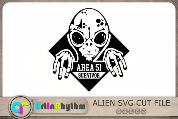Download Area 51 Survivor Svg, Alien Svg, UFO Svg - Alien svg Collection