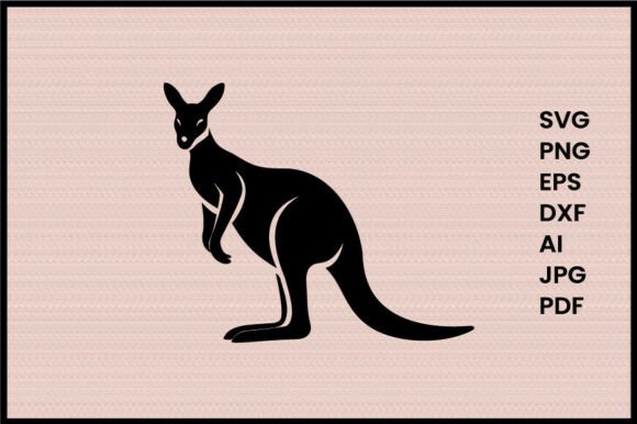 Download Kangaroo Vector Illustration Silhouette - Kangaroo Collection